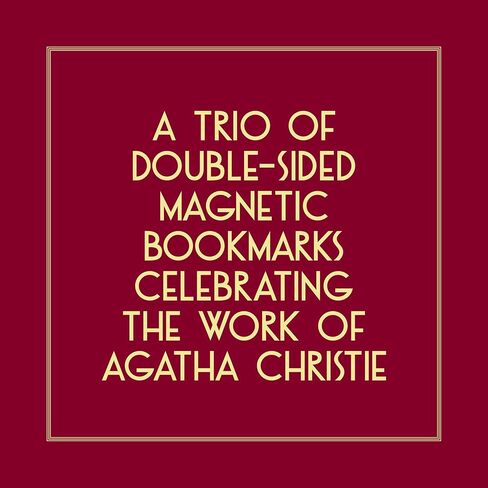 Agatha Christie Magnetic Bookmarks in Saudi Arabia