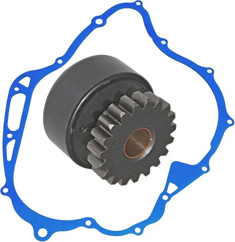 Caltric Starter Clutch Drive And Gasket Compatible with Yamaha Xv1100 Virago 1100 1986 1987 1988-1998 in Saudi Arabia