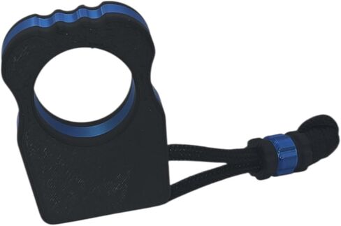 EDC Tactical Knuckle Keychain, Black with Metalic Silk Accent 3D Printed with Paracord Lanyard and Matching Bead in Saudi Arabia