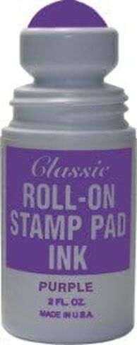 Roll-on Stamp Pad Ink Violet in Saudi Arabia