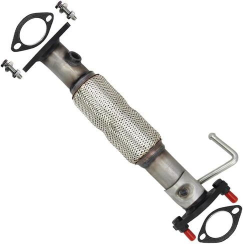 Exhaust Front Flex Pipe Compatible for 2011-2013 Tucson 2.0L | 2010-2013 Tucson 2.4L | Stainless Steel | Northeastern Exhaust | Free Gaskets and Bolt Kit included | Direct-Fit Replacement in Saudi Arabia