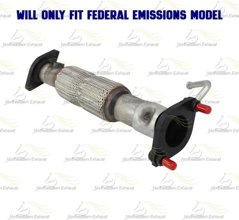 Exhaust Front Flex Pipe Compatible for 2011-2013 Tucson 2.0L | 2010-2013 Tucson 2.4L | Stainless Steel | Northeastern Exhaust | Free Gaskets and Bolt Kit included | Direct-Fit Replacement in Saudi Arabia