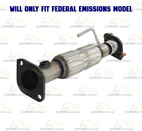 Exhaust Front Flex Pipe Compatible for 2011-2013 Tucson 2.0L | 2010-2013 Tucson 2.4L | Stainless Steel | Northeastern Exhaust | Free Gaskets and Bolt Kit included | Direct-Fit Replacement in Saudi Arabia