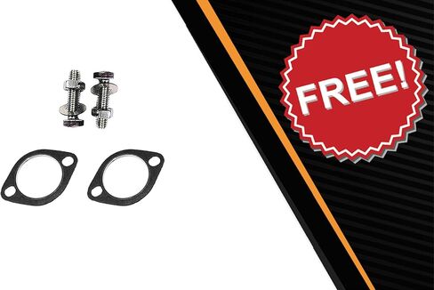 Exhaust Front Flex Pipe Compatible for 2011-2013 Tucson 2.0L | 2010-2013 Tucson 2.4L | Stainless Steel | Northeastern Exhaust | Free Gaskets and Bolt Kit included | Direct-Fit Replacement in Saudi Arabia