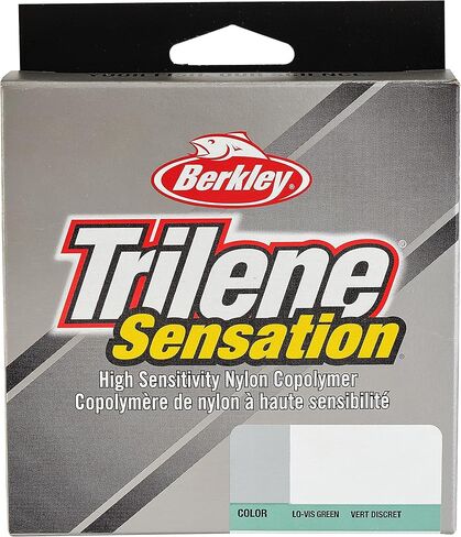Berkley Trilene® Sensation, Low-Vis Green, 2lb | 0.9kg, Monofilament Fishing Line, Suitable for Freshwater Environments in Saudi Arabia