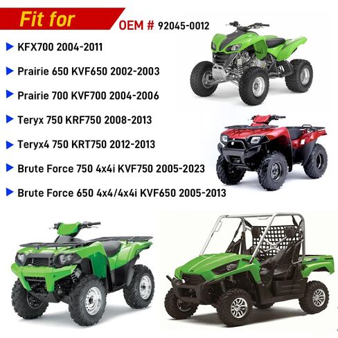 مجموعات البطانات المحامل الرئيسية للكرنك المتوافقة مع Kawasaki Brute Force 650 750 KVF650 KVF750 Prairie 650 700 KFX700 OEM # 92045-0012 in Saudi Arabia