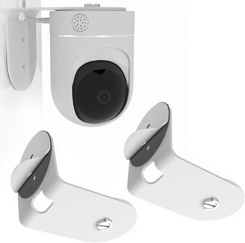 Adhesive Wall Mount for Eufy Security Indoor Cam E220 P24, No Drilling No Tools Install Damage-Free, 2 Options Install Includes Adhesive and Screws (Adhesive Version/Pack of 1) in Kuwait