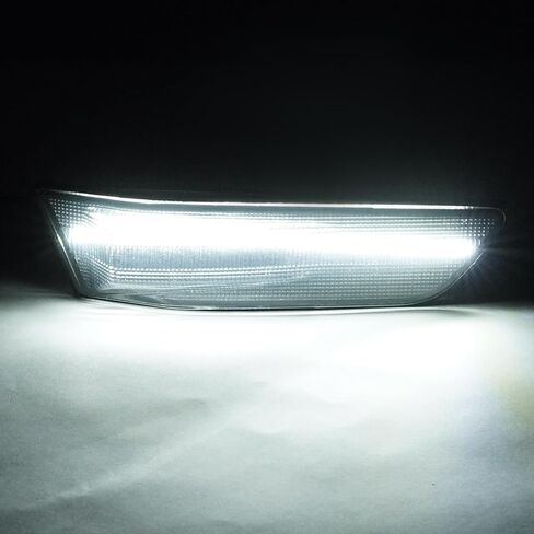 زوج ضوء علامة الجانب الأمامي LED متوافق مع 2003-2007 إنفينيتي G35 2D كوبيه/2002-2007 نيسان سكاي لاين V35 كوبيه بديل لـ IN2551108 IN2550108 عدسات دخان بيضاء LED in Saudi Arabia
