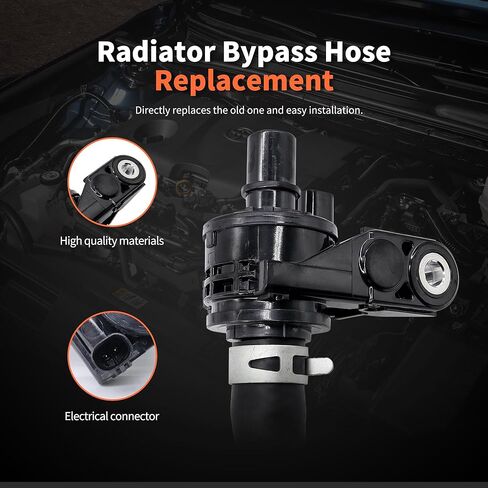 خرطوم تجاوز المبرد HiSport - متوافق مع Toyota RAV4 2019-2025 Camry 2018-2024 Avalon 2020-2022 - بديل لـ 16260-F0010 16260F0010 16260-25010 in Saudi Arabia