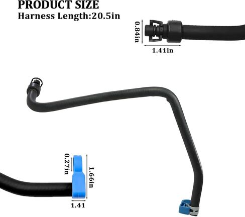 HZEL Car Coolant Hose, OEM# 13251447 13408385 Vehicle Engine Radiator Coolant Hose Water Pipe, High Performance Automotive Replacement Accessories, Compatible with Cruze Sonic Trax in Kuwait