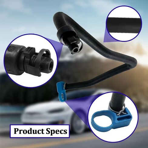 HZEL Car Coolant Hose, OEM# 13251447 13408385 Vehicle Engine Radiator Coolant Hose Water Pipe, High Performance Automotive Replacement Accessories, Compatible with Cruze Sonic Trax in Kuwait