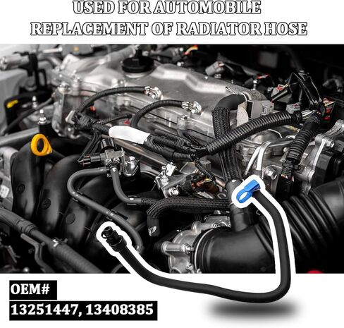 HZEL Car Coolant Hose, OEM# 13251447 13408385 Vehicle Engine Radiator Coolant Hose Water Pipe, High Performance Automotive Replacement Accessories, Compatible with Cruze Sonic Trax in Kuwait