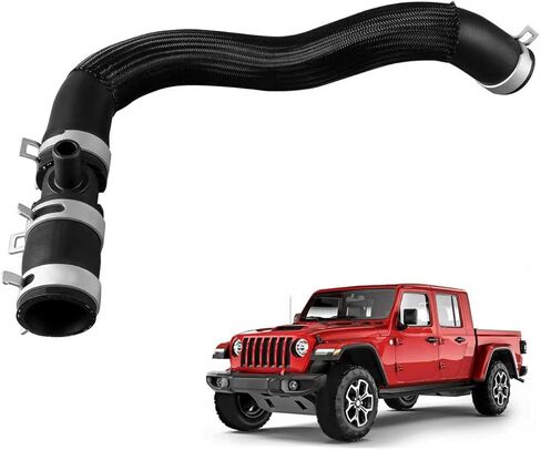 خرطوم مدخل مشعاع المحرك 68280782AD من COOL STAR متوافق مع Jeep Gladiator 2020-2026 Wrangler 2018-2026 يستبدل 68280782AC 68280782AB in Saudi Arabia