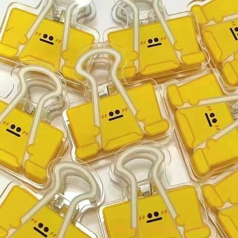 4 Pcs Office Folders for Fffice, Home, School Supplies-Yellow in Saudi Arabia
