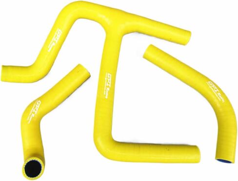 Silicone Radiator Y Hose for 2008-2015 Suzuki RMZ450 RMZ 450 2009 2010 (Yellow) in Kuwait