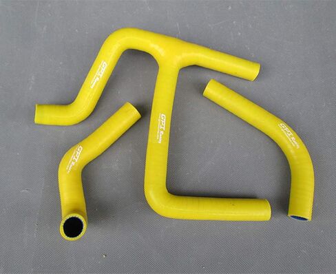 Silicone Radiator Y Hose for 2008-2015 Suzuki RMZ450 RMZ 450 2009 2010 (Yellow) in Saudi Arabia
