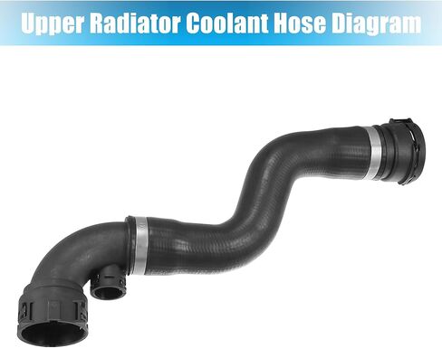 uxcell Upper Radiator Coolant Hose Pipe for BMW X3 2.5L L6 - Gas 3.0L L6 - Gas 2004 2005 for BMW X3 3.0L L6 - Gas 2006 No.11533400207 in Saudi Arabia