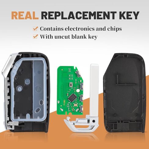 KEYECU Smart Remote Key Fob Replacement for Kia Seltos 2020 2021 2022 2023 2024 Keyless Entry Remote Start Car Key 433MHz 6A Chip FCC ID: NYOSYEC5FOB1907, P/N: 95440-Q5410 in Saudi Arabia