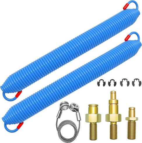 2Pcs 13-04638 Hood Springs, Cable and Stud Bolts with Retaining Rings Compatible with Peterbilt 357,377 & 379 Series (1987-2008) Trucks Hood - Replace 13-03761, L92-6000-0718,13-03662,13-04638 in Saudi Arabia