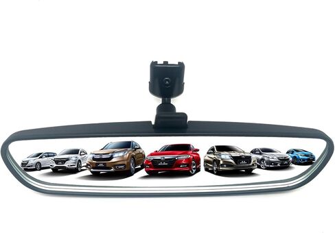 Rear View Mirror Compatible With 2016-2021 Honda Civic,2015-2020 Honda Fit,2016-2022 Honda Accord,2016-2024 Honda HRV HR-V,2017-2024 Honda CRV CR-V Replacement 76400-TF0-A01 in Kuwait