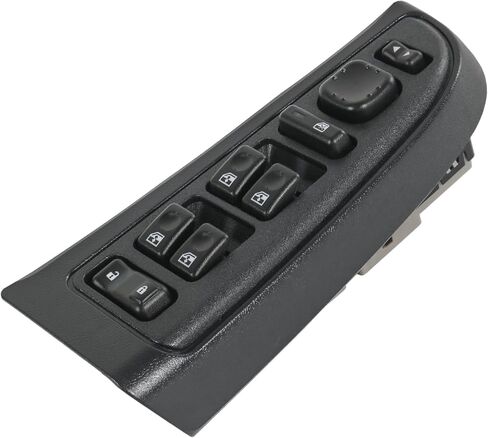 Front Driver Side Master Power Window Switch and Door Lock & Black Bezel Assembly Compatible with 2003-2007 Chevrolet, GMC, Cadillac Select Model Replace# 15883320, 920-020, DWS-241 in Saudi Arabia