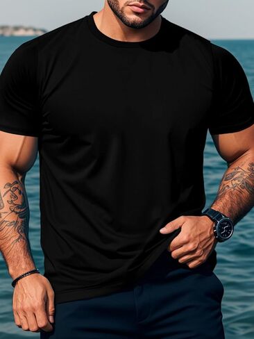 Custom Plus Size T-Shirts Big and Tall Men's T-Shirts Customized Image Text Logo Shirt Short Sleeve Tee Customized Tees in Saudi Arabia