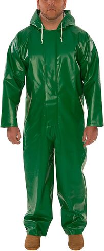 أغطية Tingley Safetyflex المقاومة للهب للجنسين مع غطاء للرأس، أخضر، مقاس 4X-Large in Saudi Arabia