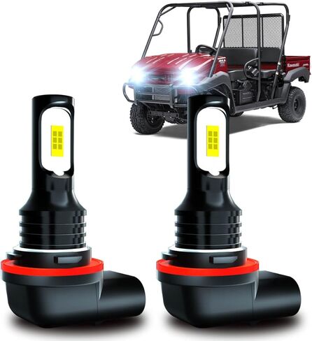 LED Bulbs For 2020 Kawasaki Utility MULE 4010 TRANS4X4 (KAF620RLS) 34901-HR3-A21,6000K Bright White Polaris 4011029 Lights, 2-Pack，34901 HR3 A21 LED bulbs in Kuwait