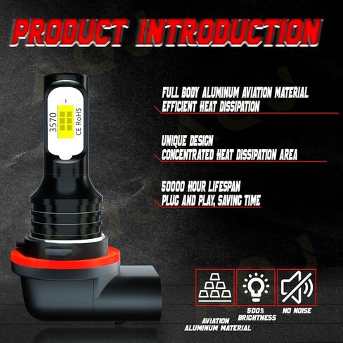 LED Bulbs For 2020 Kawasaki Utility MULE 4010 TRANS4X4 (KAF620RLS) 34901-HR3-A21,6000K Bright White Polaris 4011029 Lights, 2-Pack，34901 HR3 A21 LED bulbs in Kuwait