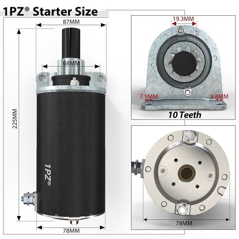21163-7010 Starter for Kawasaki FH580V FH661V 15-28HP 21163-7029 21163-7001 21163-7022 FH500V FH531V FH541V FH601D FH721D for Cub Cadet M48 M54 M60 RZT50 3648 for Toro Kawasaki Engine 216mm Length in Saudi Arabia