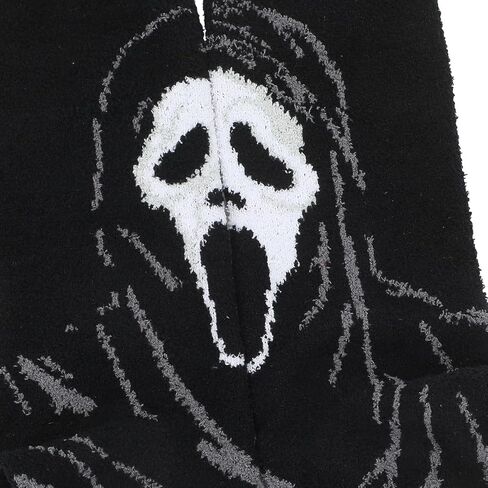 Bioworld Ghostface Mask & Blood Women's Chenille Crew Socks in Saudi Arabia