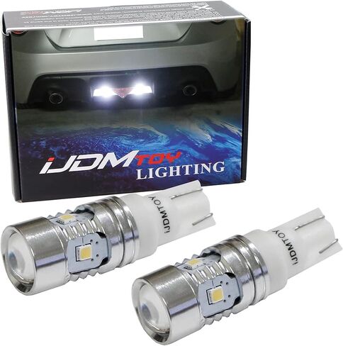iJDMTOY Super Bright 2835-Chipset 168 2825 912 920 921 LED لمبات LED للأضواء العكسية الاحتياطية أو أضواء موقف السيارات، أبيض زينون in Saudi Arabia