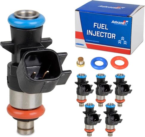 0280158233 6PCS Fuel Injectors Compatible with 200/300 Challenger/Charger Grand Cherokee Ram 1500/Promaster 1500 Replace 5184085AC 5184085AD in Saudi Arabia