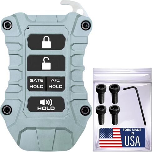 for Toyota Key Fob Case - Heavy-Duty Protective Shell - Precision Fit for Tundra, Tacoma, Sequoia & Corolla - Impact-Resistant & Stylish Upgrade - Enhanced Grip (Lunar Rock Fob, Black Screws) in Kuwait