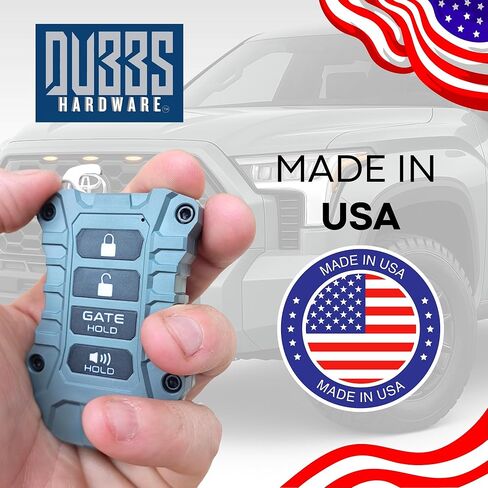 لحافظة Toyota Key Fob - غلاف واقي عالي التحمل - مناسب بدقة للتندرا والتاكوما والسيكويا والكورولا - مقاومة للصدمات وترقية أنيقة - قبضة معززة (سلسلة الصخور القمرية، مسامير سوداء) in Saudi Arabia