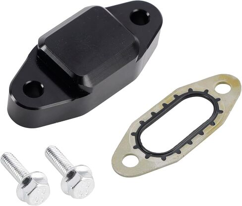 غطاء تجاوز مبرد زيت Bruce & Shark (بدون منافذ مستشعر) لمحرك LS لمحرك Chevy Silverado لسيارة GMC Sierra Camaro Corvette، مع حشية، يستبدل 12577903 in Saudi Arabia
