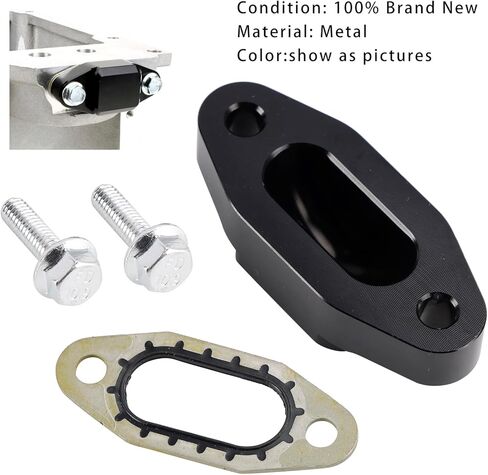 غطاء تجاوز مبرد زيت Bruce & Shark (بدون منافذ مستشعر) لمحرك LS لمحرك Chevy Silverado لسيارة GMC Sierra Camaro Corvette، مع حشية، يستبدل 12577903 in Saudi Arabia