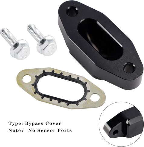 غطاء تجاوز مبرد زيت Bruce & Shark (بدون منافذ مستشعر) لمحرك LS لمحرك Chevy Silverado لسيارة GMC Sierra Camaro Corvette، مع حشية، يستبدل 12577903 in Saudi Arabia