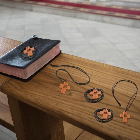 Holy Spirit Confirmation Pendant Necklace, Christian Dove Cross Wood Necklace for Pentecost Adult Church Party Favors in Saudi Arabia