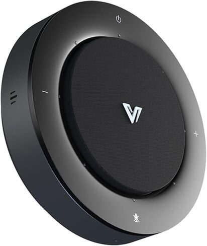 Conference Speakerphone, USB & Bluetooth Speakerphone with 4 Mics, Connect up to 9 Speakerphones in Daisy Chain, AI Noise Cancellation, Compatible with Zoom,Teams,Skype, for Medium/Large Meeting Room in Saudi Arabia