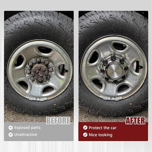 8 Lugs Wheel Center Caps Compatible with Chevy Silverado Avalanche Suburban&GMC Sierra Yukon 1500 2500 3500 Auto Hub Covers Fits 16" Replacement 15039489, 15039488, 9597169, 9597170(4 PCS) in Saudi Arabia