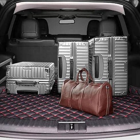 بطانات صندوق السيارة لسيارة Subaru Forester 2020-2026، سجادات بطانة الحذاء الجلدي، ملحقات حماية لصندوق السيارة الخلفي، C/أسود in Saudi Arabia