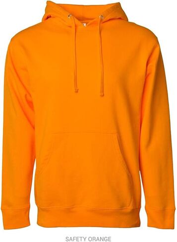 Independent Trading Co. - Midweight Hooded Sweatshirt - SS4500 - L - Safety Orange in Saudi Arabia
