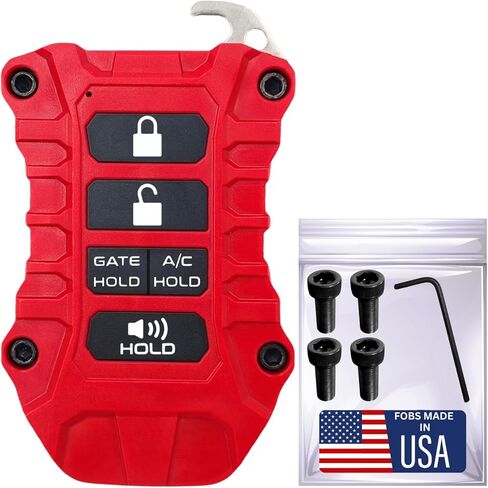 لحافظة Toyota Key Fob - غلاف واقي عالي التحمل - مناسب بدقة للتندرا والتاكوما والسيكويا والكورولا - مقاومة للصدمات وترقية أنيقة - قبضة معززة (سلسلة الصخور القمرية، مسامير سوداء) in Saudi Arabia