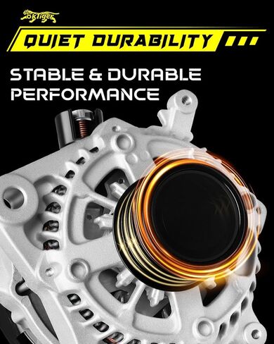 Oktiger Upgraded Alternator for Honda CRV CR-V Ex Lx Se Touring Ex-l 2015 2016 2017 2018 2019 2.4L, for Acura Ilx 2016-2022 Tlx 2015-2020, 2.4L L4 12V 135A Clockwise 7-Groove Pulley, OE 31100-5X6-J01 in Saudi Arabia