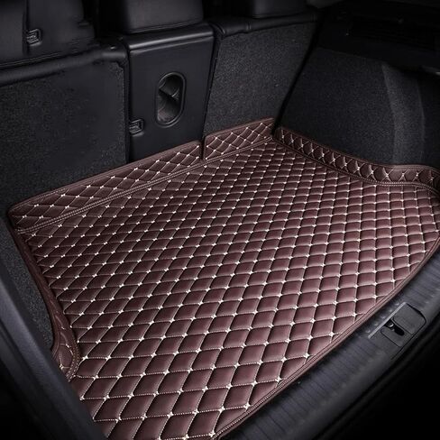 بطانات صندوق السيارة لسيارة Subaru Forester 2020-2026، سجادات بطانة الحذاء الجلدي، ملحقات حماية لصندوق السيارة الخلفي، C/أسود in Saudi Arabia