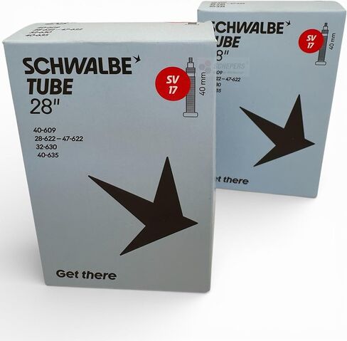 أنبوب Camere Presta للرجال من Schwalbe Cicli Bonin، أسود، مقاس واحد/80 مم in Kuwait