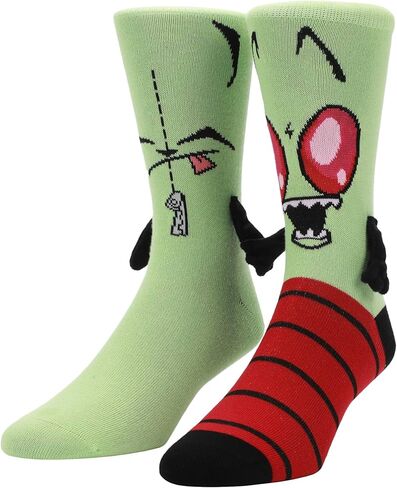جوارب Bioworld Invader Zim Gir & Zim النسائية الكاجوال in Saudi Arabia