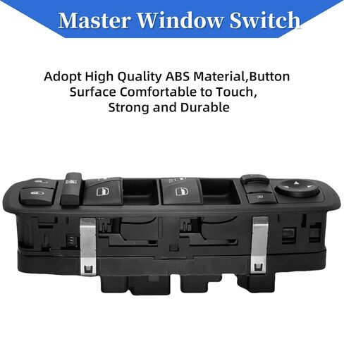 مفتاح تحكم رئيسي في نافذة السائق الأمامي الأيسر متوافق مع 2017 2018 2019 دودج رحلة استبدال OE # 68307001AA in Kuwait