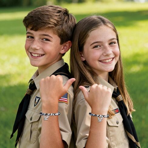 هدايا الكشفية النسر LIUANAN، أساور مطرزة بالحجر الطبيعي للرجال والنساء، مجوهرات النسور الأصلع، هدايا لمحبي الطيور، سوار الصداقة in Kuwait